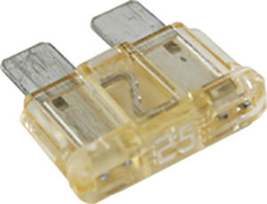 BLUE SEA SYSTEMS 5244-BSS FUSE ATO/ATC 25 AMP  2/PK