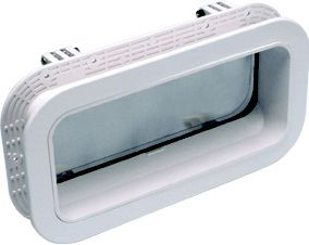 BECKSON MARINE PO714WC10 PORT OPENING WHT/CLR 7 X 14IN