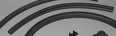 BOMAR P20002510 GASKET 3/8X10FTF/EXTRUDED HATC