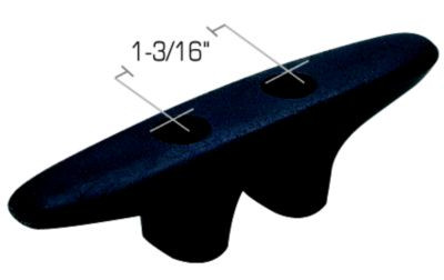 SEACHOICE 30800 BLACK CLEAT-4 1/2(BULK) MIN.10