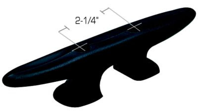 SEACHOICE 30840 BLACK CLEAT-8 (BULK)