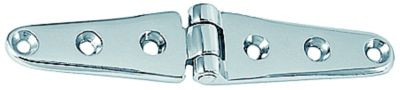 PERKO 0120DP2CHR 6 STRAP HINGES C/P BRASS PR