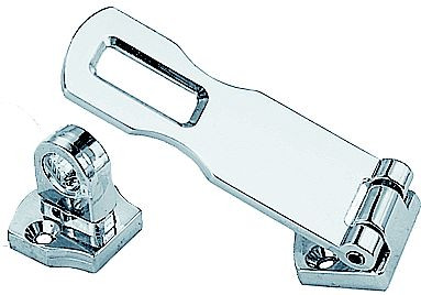 PERKO 1194DP0CHR 3 C/P ZINC SWIVEL EYE HASP