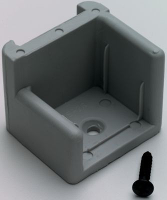 T-H MARINE DS1RDP DOOR STOP GRAY W/RIBS  RIGHT