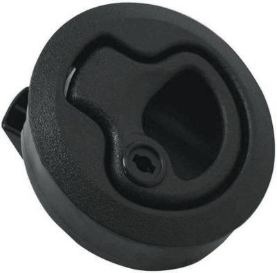 TEAK ISLE  29203 LATCH FLUSH LOCKING BLACK