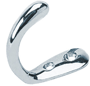 SEA-DOG LINE 671500-1 COAT HOOK 2-1/16IN CHR BRS 2/C