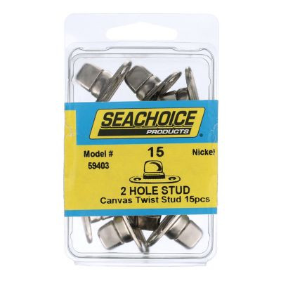 SEACHOICE RP-BP7252SC CANVAS TWIST STUD 2 HOLE 15PCS