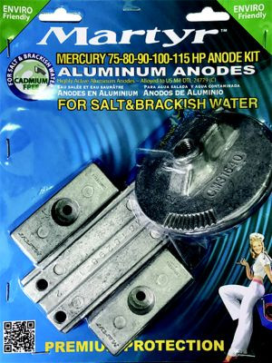 MARTYR ANODES CMM75115KITA ANODE MER 75-80-90-100-115 AL