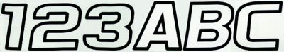 HARDLINE PRODUCTS 700CLBLK SERIES 700 - CLEAR