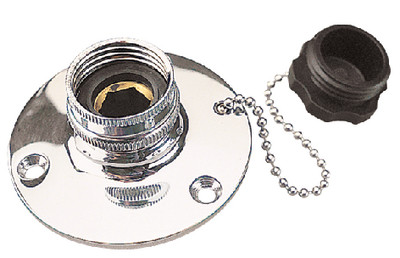 SEA-DOG LINE 512110-1 CHROME BRASS FRESH WATER INLET