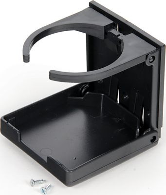 CAMCO RV 44044 ADJUSTABLE DRINK HLDRBLACK