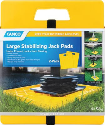 CAMCO RV 44541 STABILIZER JACK PAD LRG 2 PK