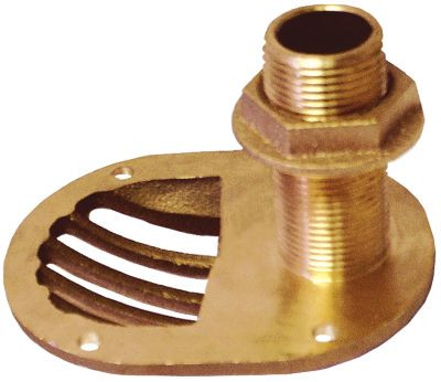 GROCO STH-2000-W 2'SCOOP THRU-HULL WITH NUT