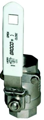 GROCO IBV-750-S 3/4 STAINLESS FF BALL VALVE