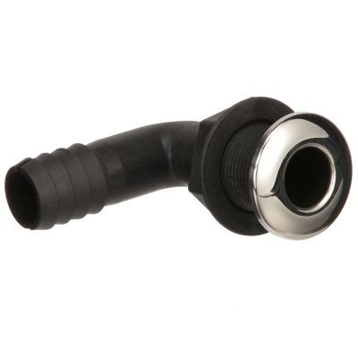 SEACHOICE 50-18561 THRU HULL W/SS COVER-1 1/8" 90