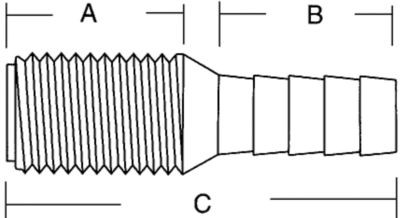 FORESPAR 905007 3/4-3/4  HOSE ADAPTOR CF252