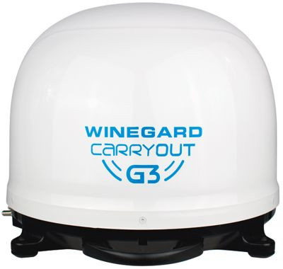 WINEGARD CO GM-9000 CARRYOUT G3 WHT PORT SAT ANT.