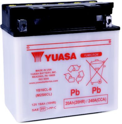 YUASA BATTERY INC YUAM2S6CL BATTERY YB16CL-B CONV
