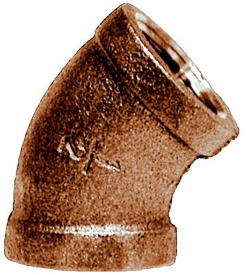 BRASS FITTINGS 44187 ELBOW 1 1/2  45 DEG BRZ