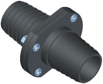 T-H MARINE ILS1200DP INLINE SCUPPER FITS 1-1/8IN HS