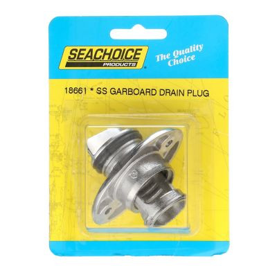 SEACHOICE 50-18661 SS GARBOARD DRAIN & PLUG PREM