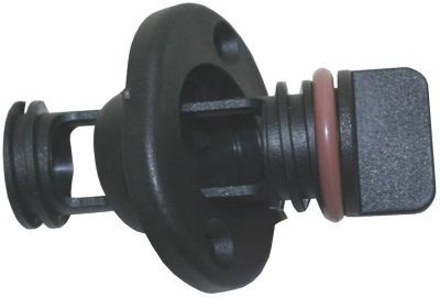 T-H MARINE DP1DP DRAIN PLUG-SCREW TYPE-1" BLACK