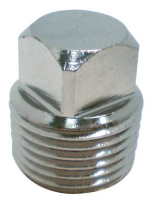 SEACHOICE 18741 CHROME BRASS PLUG ONLY-1/2