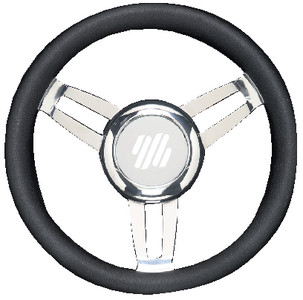 UFLEX FOSCARIVCHB STEERING WHL BLK VINYL CHROM