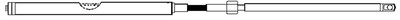 UFLEX M86X16 CABLE STEERING 16 FT RACK