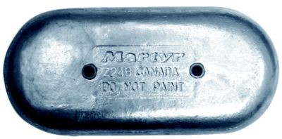 MARTYR ANODES CMZ24BSZ ZN Z-24 BOLT ON ANODE (SEARAY