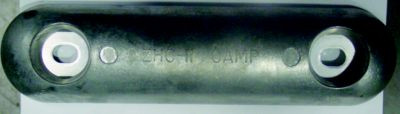 CAMP ZINC ZHC11 HULL PLATE ZINC 12 X 3 X 1-1/2