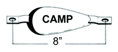 CAMP ZINC W3 STRAP ZINC 1-1/4 X 3 X 6