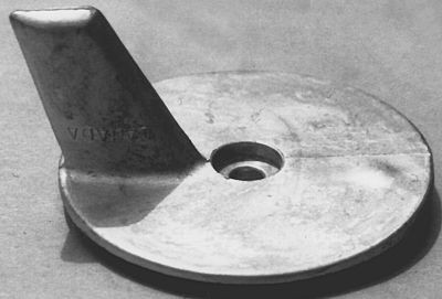 MARTYR ANODES CM6644537101Z ZINC YAMAHA CUTDOWN SKEG