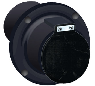 CENTEK 1200299 3.00 THRU HULL BLK W/FLAPPER