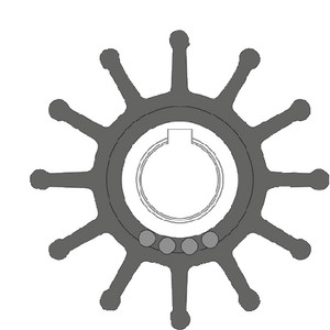 JOHNSON PUMP/MAYFAIR 09-701B-1 SHERWOOD IMPELLER 9959K