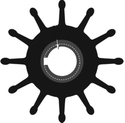 SHURFLO 17000K-SHW P IMPELLER KIT W/GASKETS