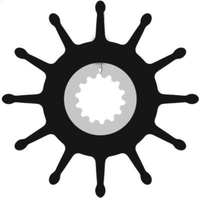 SHURFLO 18000K-SHW P IMPELLER KIT W/GASKET