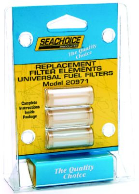 SEACHOICE 20971 REPLACEMENT FILTER (3/CARD)