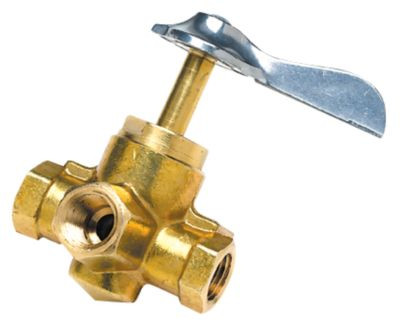 SEACHOICE 50-20751 FUEL LINE VALVE-3 WAY 1/4