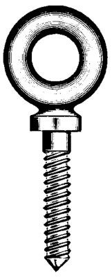 CHICAGO HARDWARE 89258 EYEBOLT SHLDR SCREW 5/8X4-1/2