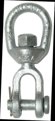 CHICAGO HARDWARE 216104 SWIVEL J&E 5/16 GALV SS COTTER