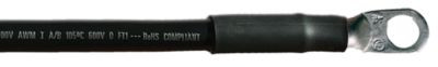 COBRA WIRE &CABLE A2004T0736IN 4GA BLACK 36" SAE BATT CABLE