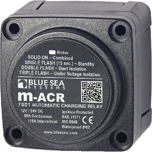 BLUE SEA SYSTEMS 7601 M-SERIES ACR - 12/24V DC 65A