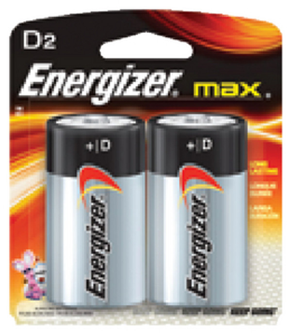 E95BP2 BATTERY D ENERGIZER 2/CD   @12