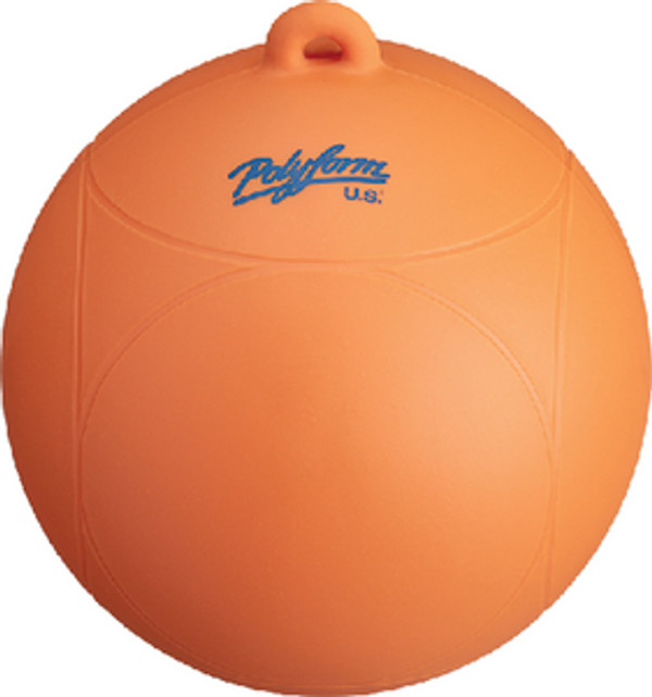 POLYFORM 96-857-540 WS-1 ORANGE 8" WATERSKI BUOY