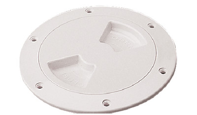 SEA-DOG LINE 336340-1 DECK PLATE WH SMOOT 4" QTR TRN