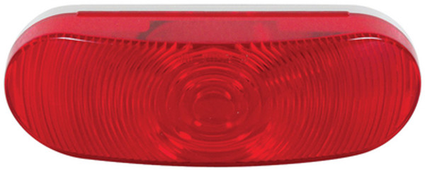 OPTRONICS ST70RBP 6" OVAL RED TAILLIGHT SINGLE