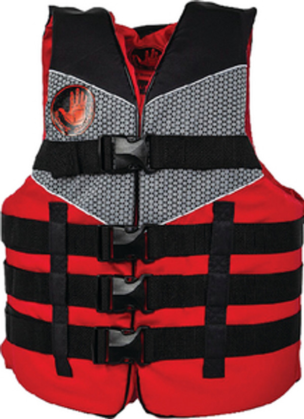 BODY GLOVE VESTS 19289-RED-BLK L/XL PFD TWEEDLE NYL RED L/XL