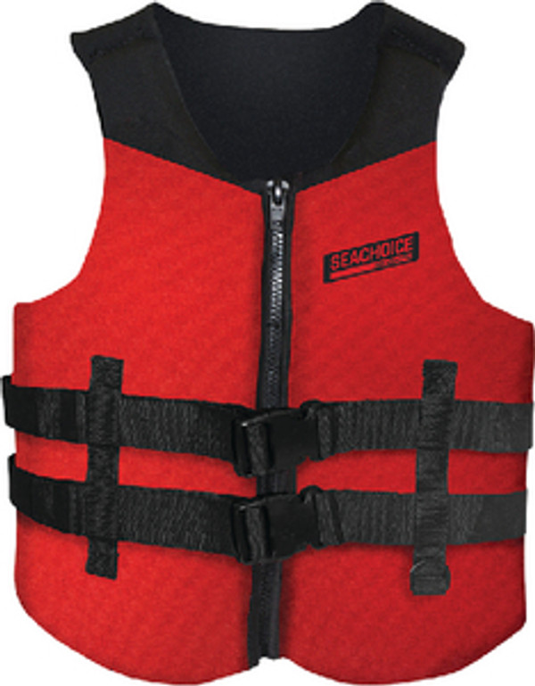 SEACHOICE 633CLD-BLK/RED-85951 NEO VEST RED/BLK CHILD