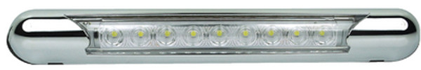 SEACHOICE 1101 LED11"STRP,12V,CLR.W/OSWTCH WH